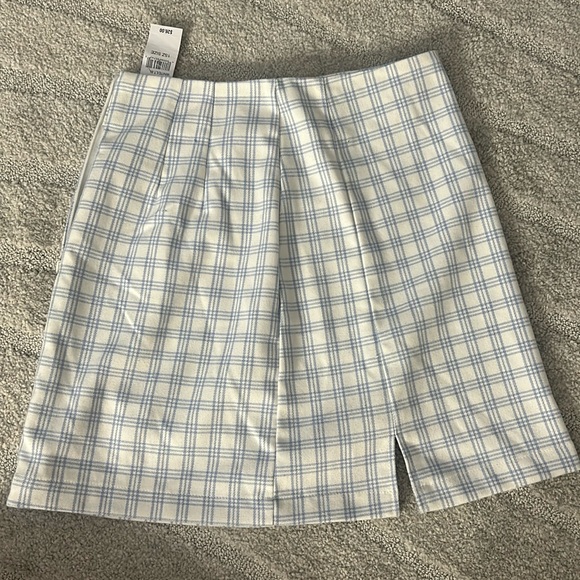 PacSun Other - Pacsun blue and white plaid skirt new with tags